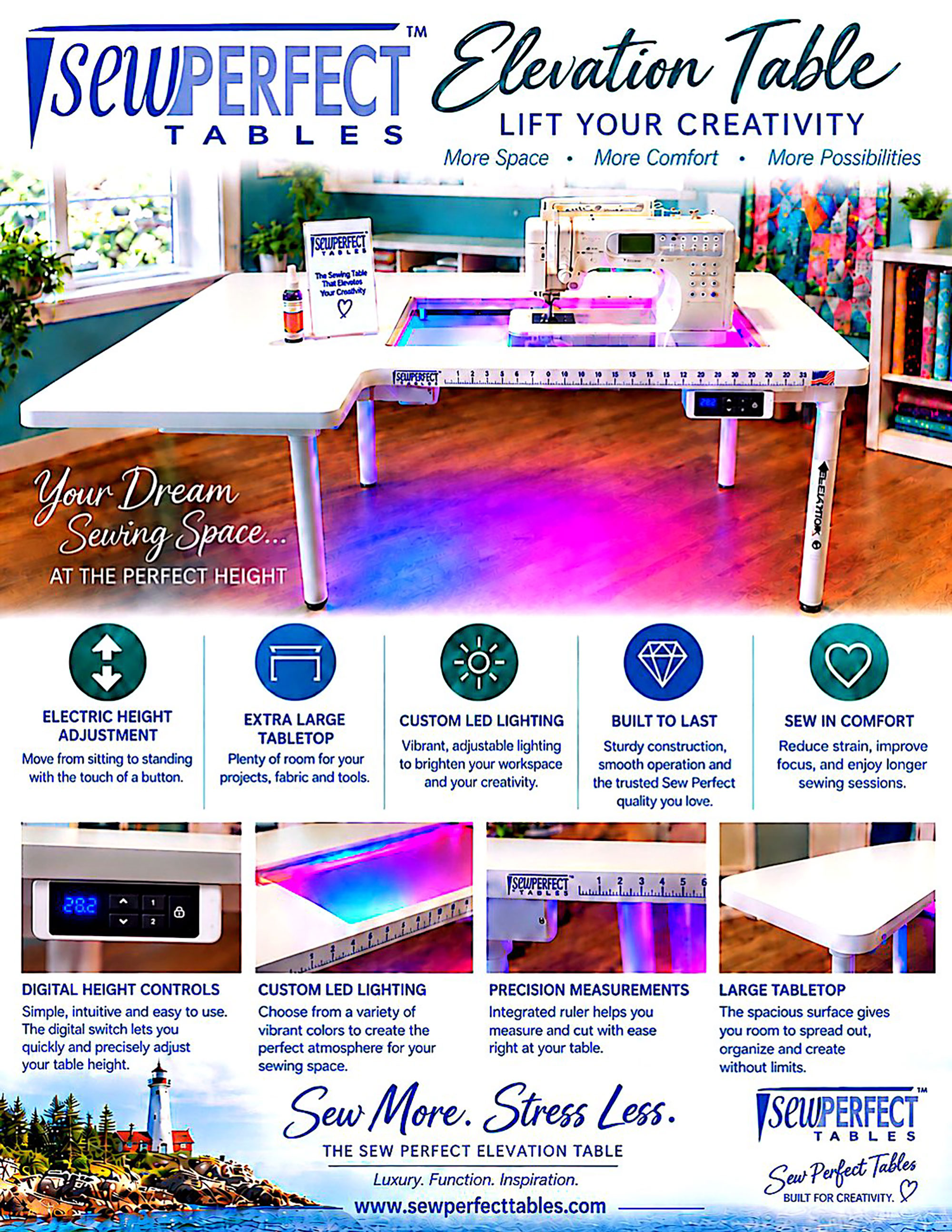 Sew Perfect Elevation Table Sew Perfect Elevation Table